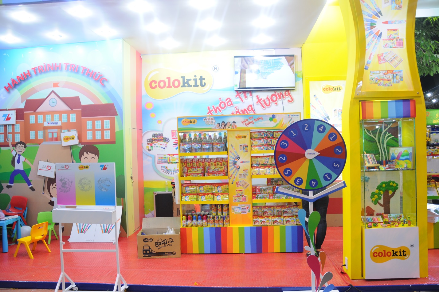 Gian hàng nổi bật của Thiên Long Gian hàng nổi bật của Thiên Long